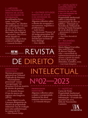 cover image of Revista de Direito Intelectual--N.º 2--2023